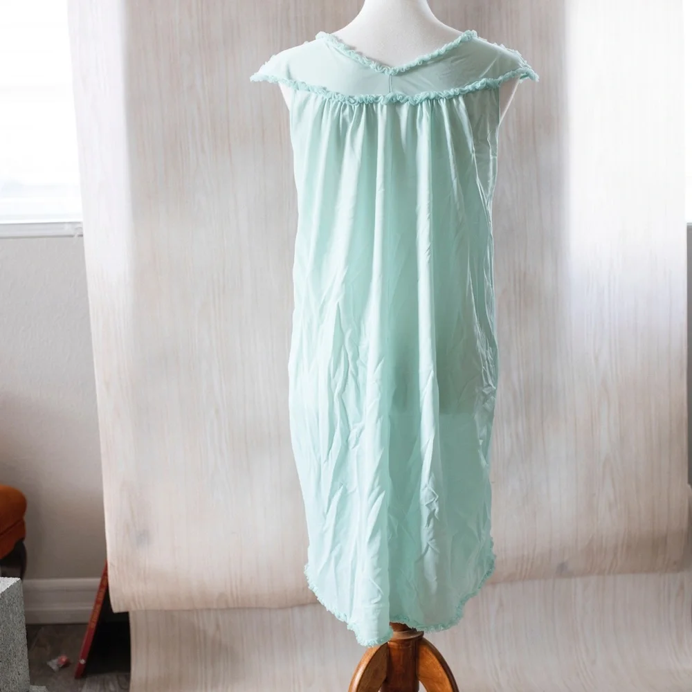 Vintage Teal Nighty - Picture 7 of 14